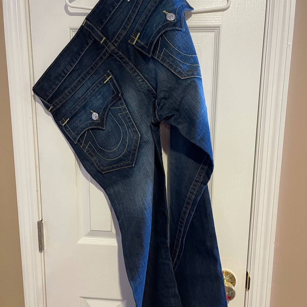 TRUE RELIGION slim flap jeans 34/30